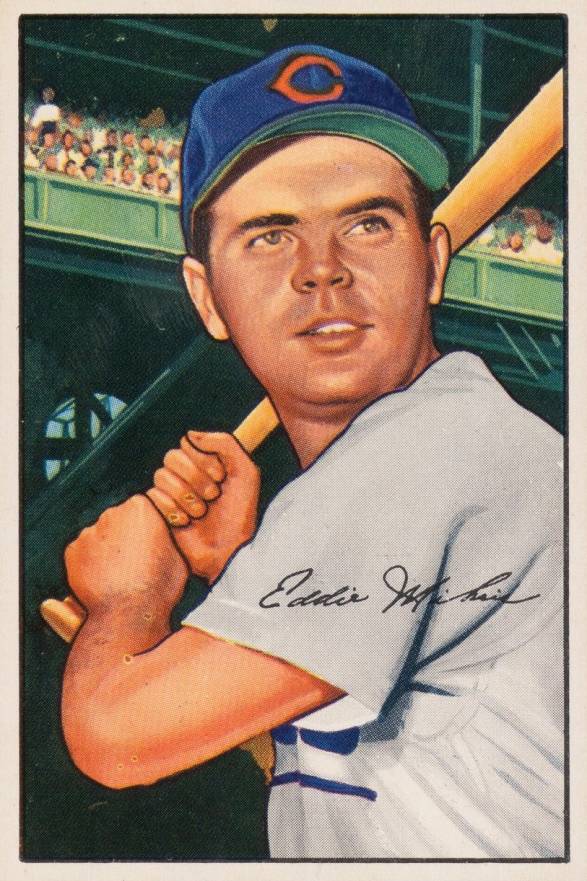 1952 Bowman Eddie Miksis #32 Baseball Card
