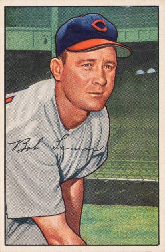 1952 Bowman Bob Lemon #23 Baseball Card