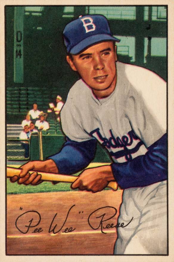 1952 Bowman "Pee Wee" Reese #8 Baseball Card