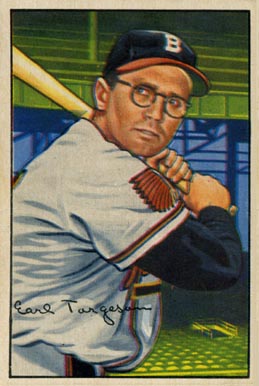 1952 Bowman Earl Torgeson #72 Baseball Card