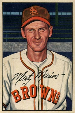 1952 Bowman Marty Marion #85 Baseball Card