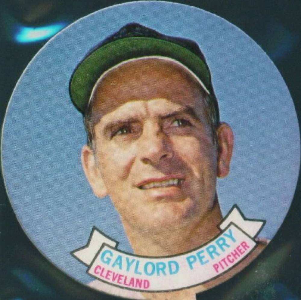 1973 Topps Candy Lids Gaylord Perry # Baseball Card