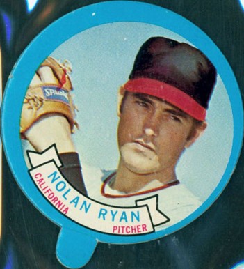 1973 Topps Candy Lids Nolan Ryan # Baseball Card
