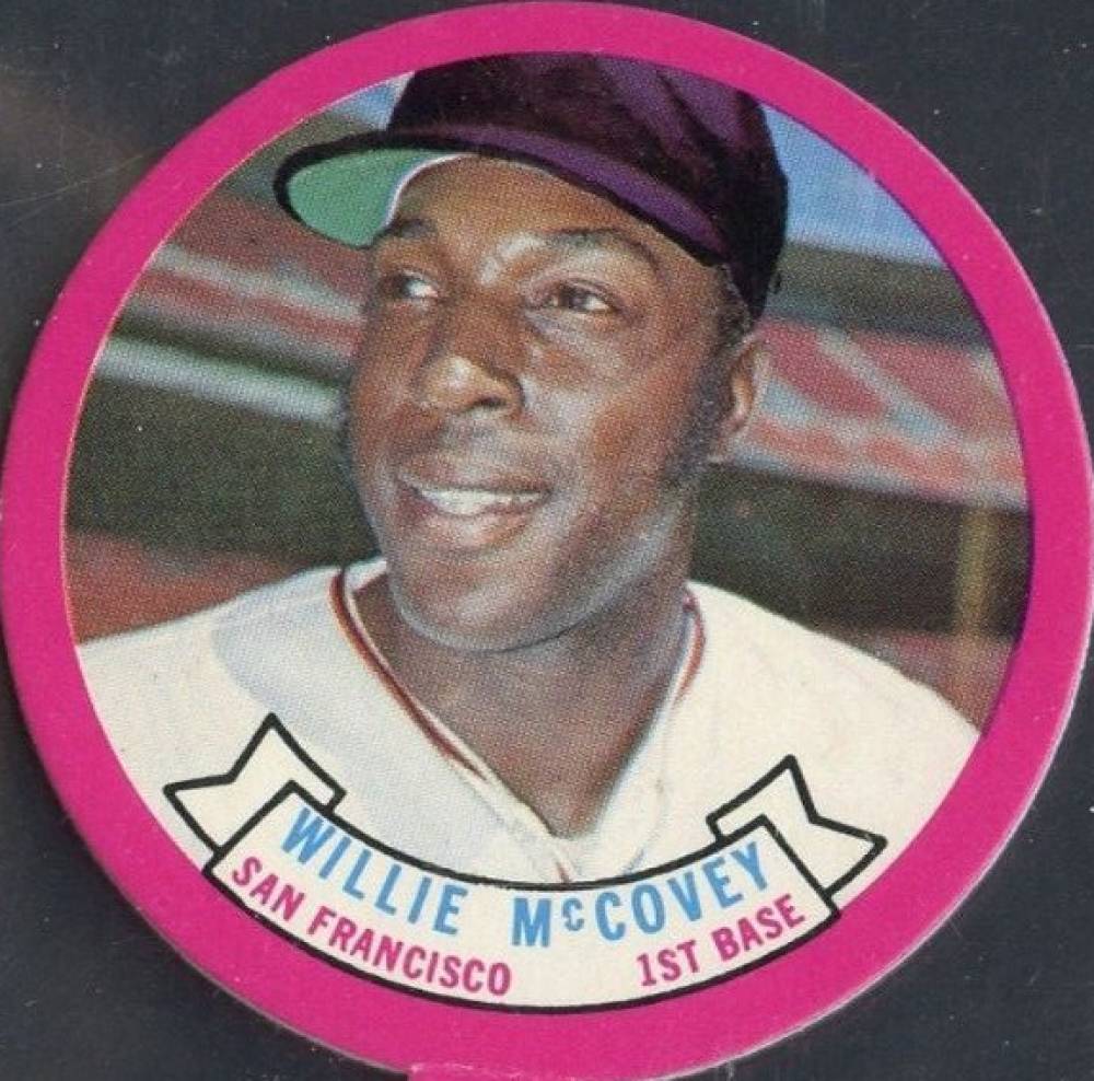 1973 Topps Candy Lids Willie McCovey # Baseball Card