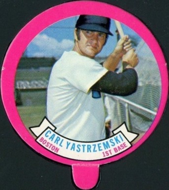 1973 Topps Candy Lids Carl Yastrzemski # Baseball Card