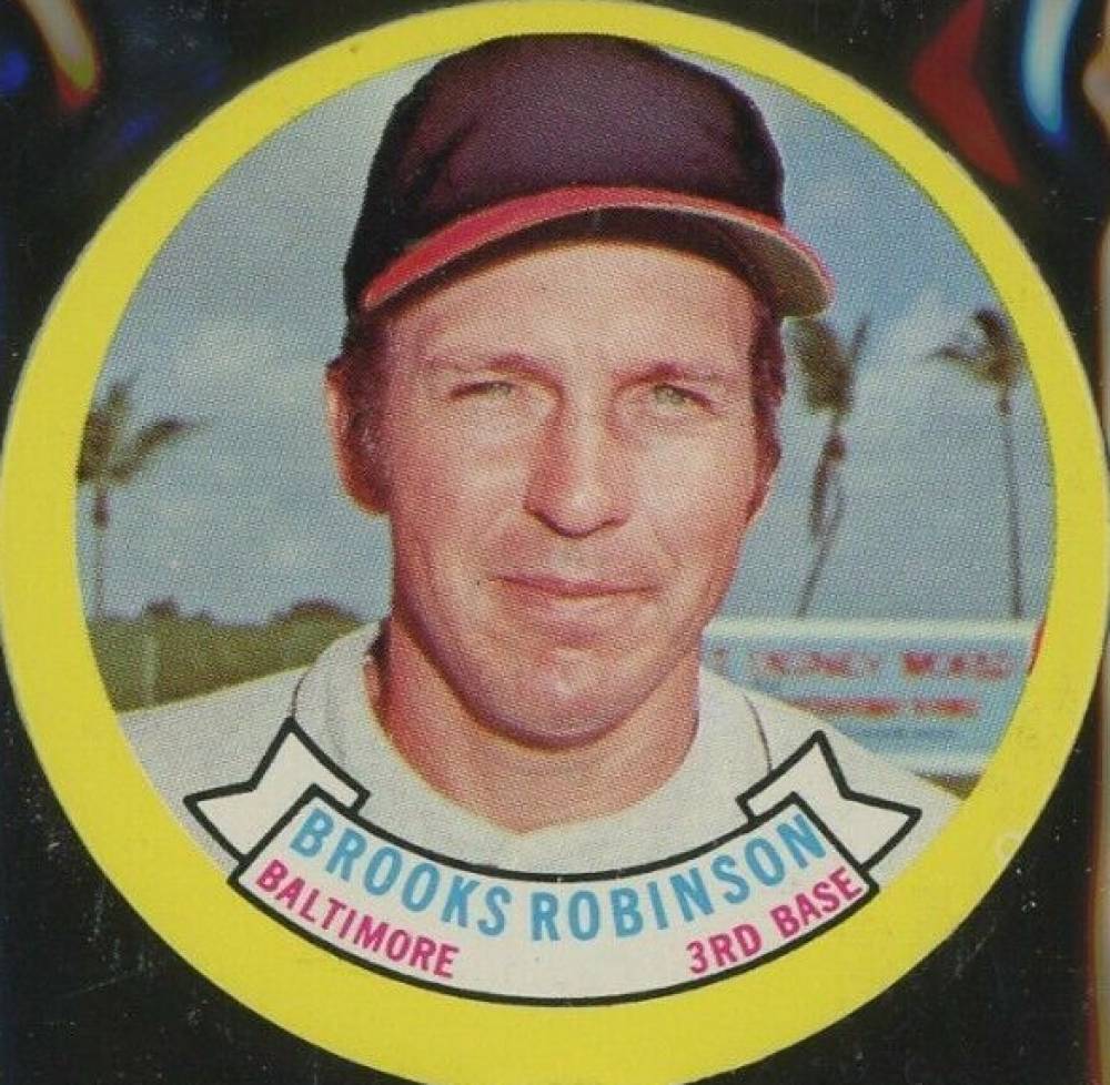 1973 Topps Candy Lids Brooks Robinson # Baseball Card
