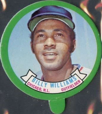 1973 Topps Candy Lids Billy Williams # Baseball Card