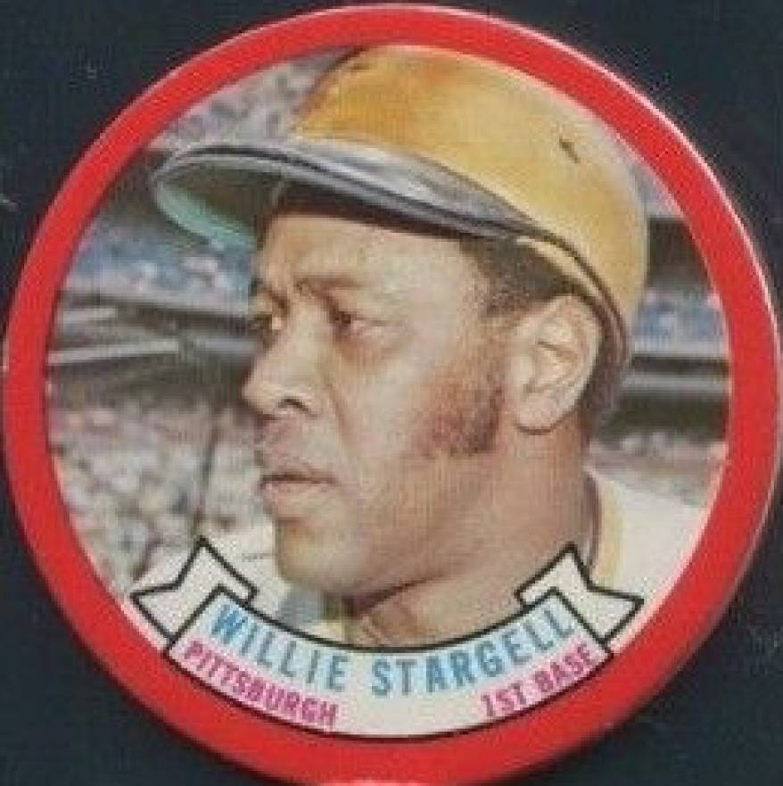 1973 Topps Candy Lids Willie Stargell # Baseball Card