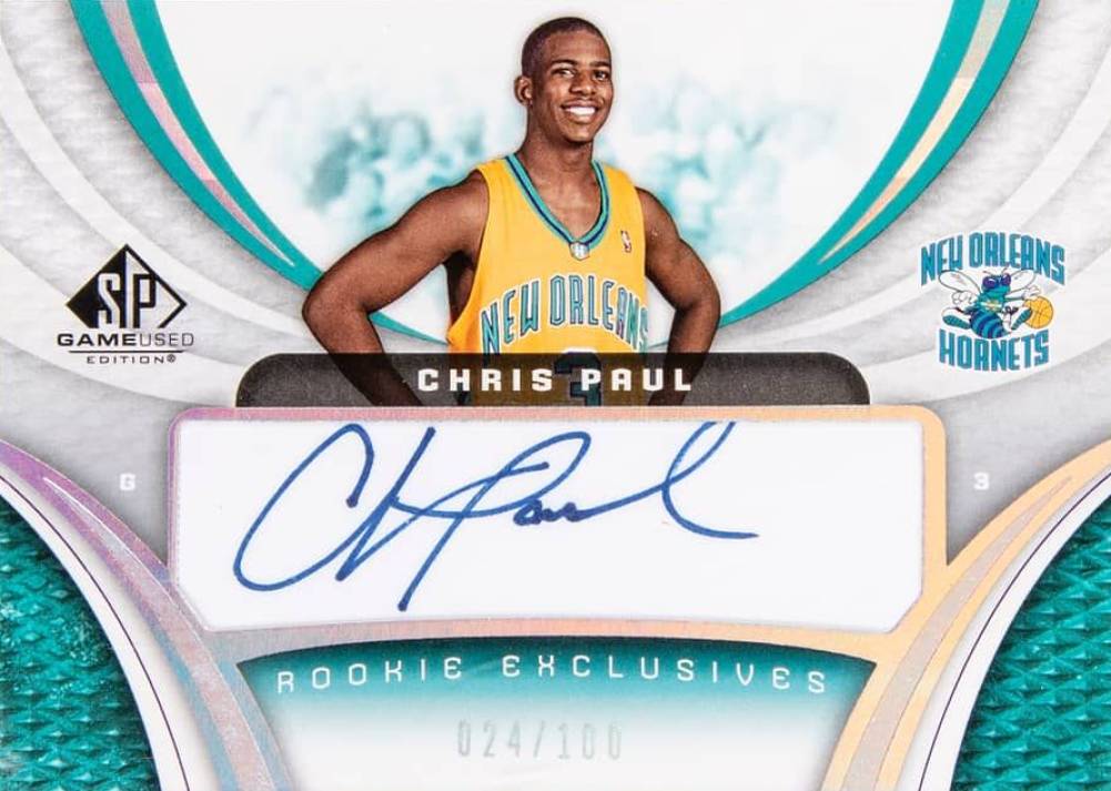 2005 SP Game Used Rookie Exclusive Autographs Chris Paul #RE-CP Basketball Card