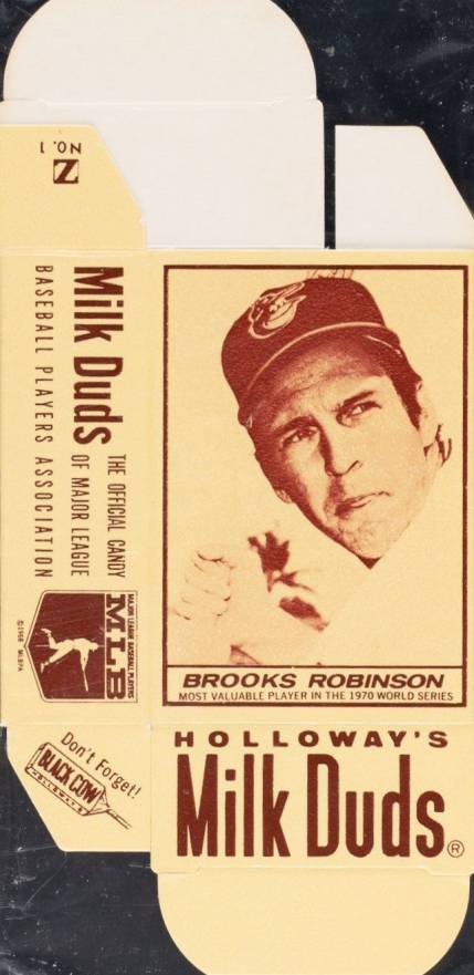 1971 Milk Duds Complete Box Brooks Robinson #18 Baseball Card