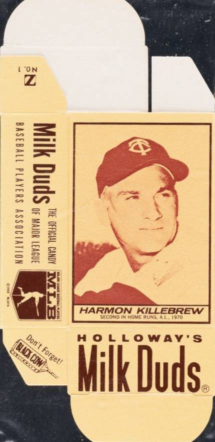 1971 Milk Duds Complete Box Harmon Killebrew #24 Baseball Card