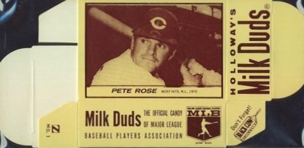 1971 Milk Duds Complete Box Pete Rose #2 Baseball Card