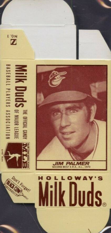 1971 Milk Duds Complete Box Jim Palmer #21 Baseball Card