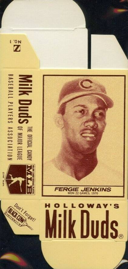 1971 Milk Duds Complete Box Fergie Jenkins #21 Baseball Card