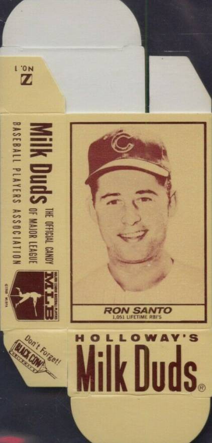 1971 Milk Duds Complete Box Ron Santo #21 Baseball Card