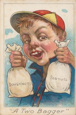 1900 Mayo's Cut Plug Comics A two bagger # Baseball Card