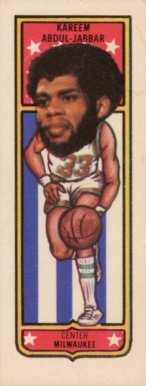 1975 Nabisco Sugar Daddy Kareem Abdul-Jabbar #25 Basketball Card