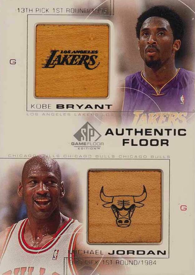 2000 SP Game Floor Authentic Floor Combo Bryant/Jordan #C24 Basketball Card