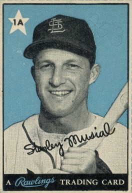 1955 Rawlings Stan Musial-Hand Cut Baseball Card Set - VCP Price Guide