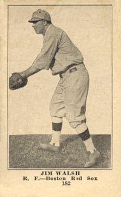 1917 Weil Baking Co. Jim Walsh #182 Baseball Card
