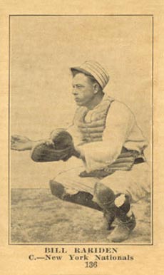 1917 Weil Baking Co. Bill Rariden #136 Baseball Card