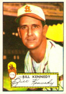 1952 Topps Bill Kennedy #102 Baseball Card