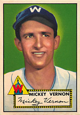 1952 Topps Mickey Vernon #106 Baseball Card