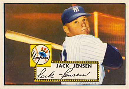 1952 Topps Jack Jensen #122 Baseball Card