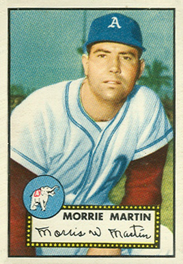  1954 Topps # 168 Morrie Martin Philadelphia Athletics (Baseball  Card) FAIR Athletics : Collectibles & Fine Art