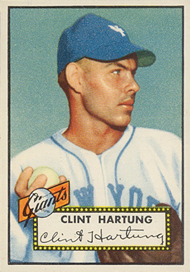 1952 Topps Clint Hartung #141 Baseball Card
