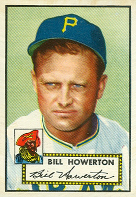 1952 Topps Bill Howerton #167 Baseball Card