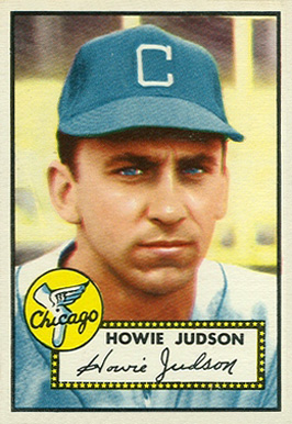 1952 Topps Howie Judson #169 Baseball Card