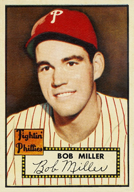 1952 Topps Bob Miller #187 Baseball Card