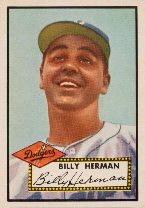 1952 Topps Billy Herman #394 Baseball Card