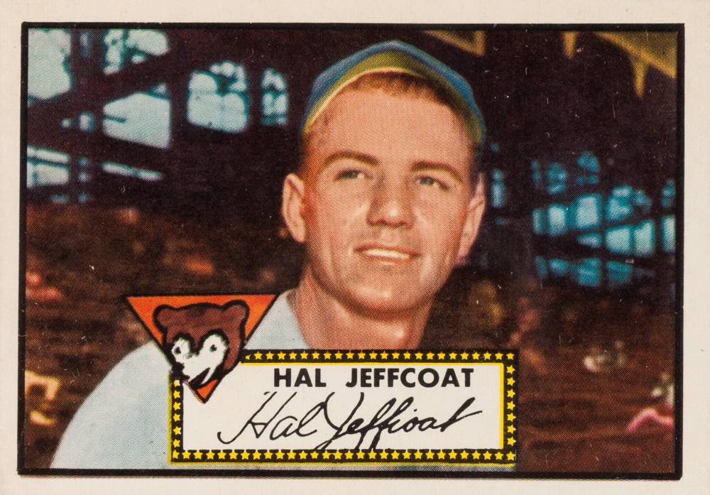 1952 Topps Hal Jeffcoat #341 Baseball Card