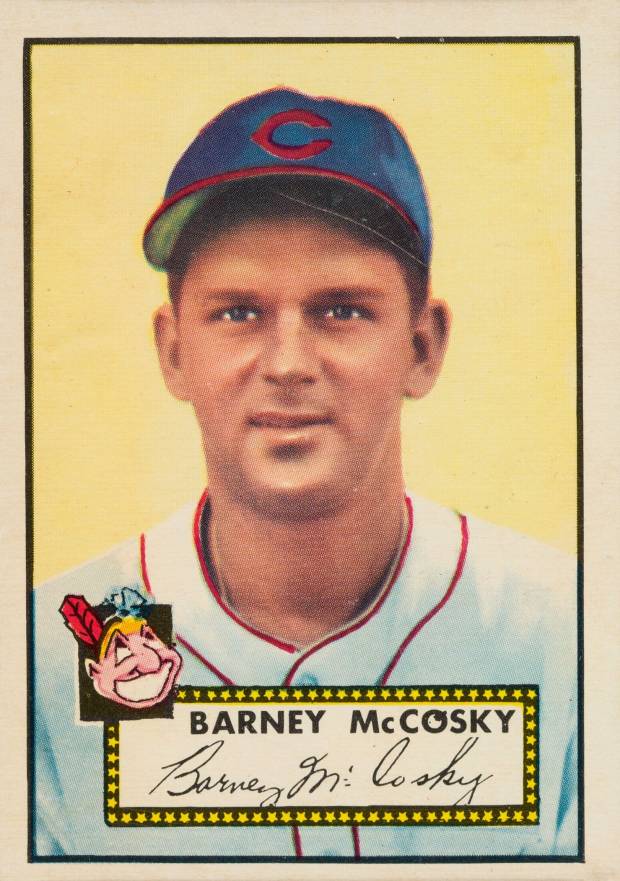 1952 Topps Barney McCosky #300 Baseball Card