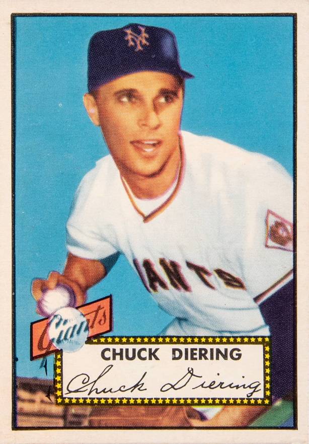 1952 Topps Chuck Diering #265 Baseball Card