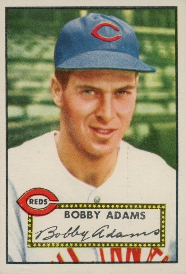 1952 Topps Bobby Adams #249 Baseball Card