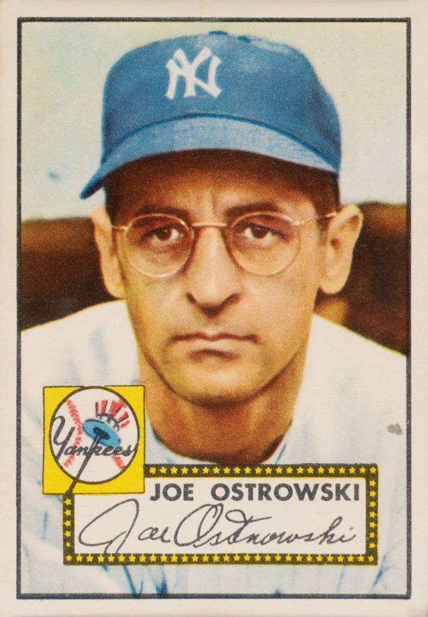 1952 Topps Joe Ostrowski #206 Baseball Card