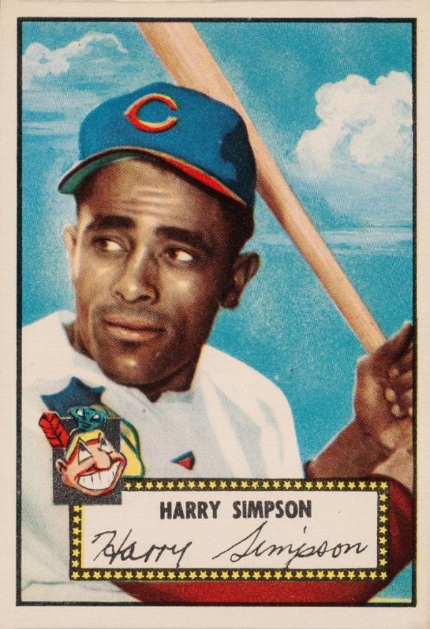 1952 Topps Harry Simpson #193 Baseball Card