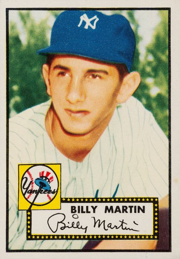 1952 Topps Billy Martin #175 Baseball Card