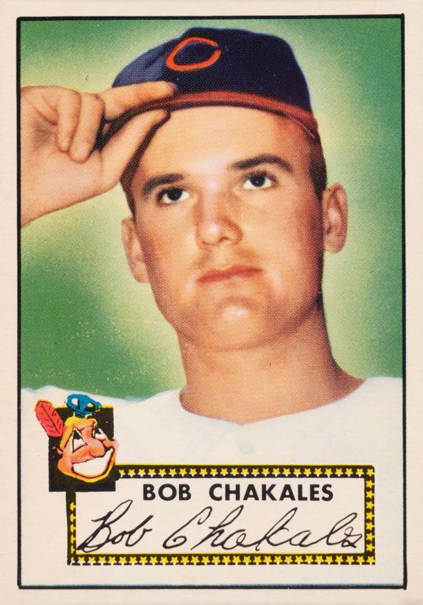 1952 Topps Bob Chakales #120 Baseball Card