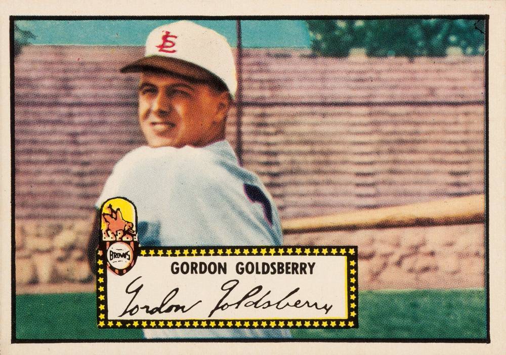 1952 Topps Gordon Goldsberry #46b Baseball Card