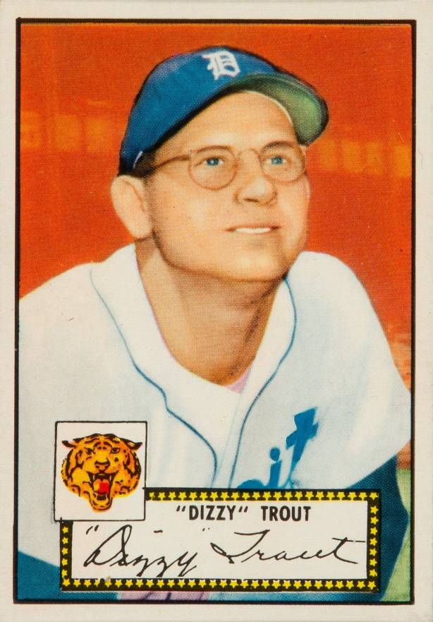 1952 Topps Dizzy Trout #39 Baseball Card