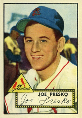 1952 Topps Joe Presko #220 Baseball Card