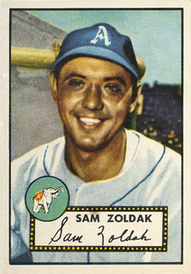 1952 Topps Sam Zoldak #231 Baseball Card