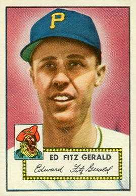 1952 Topps Ed FitzGerald #236 Baseball Card
