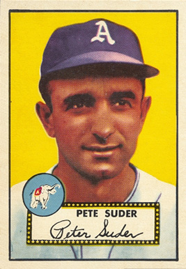 1952 Topps Pete Suder #256 Baseball Card