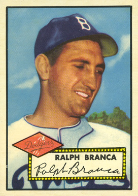1952 Topps Ralph Branca #274 Baseball Card