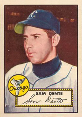 1952 Topps Sam Dente #304 Baseball Card